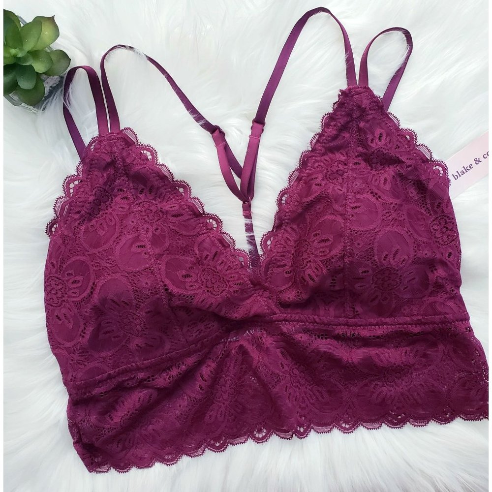 Strappy Pullover Lace Bralette